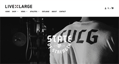 Desktop Screenshot of livelargefitness.com
